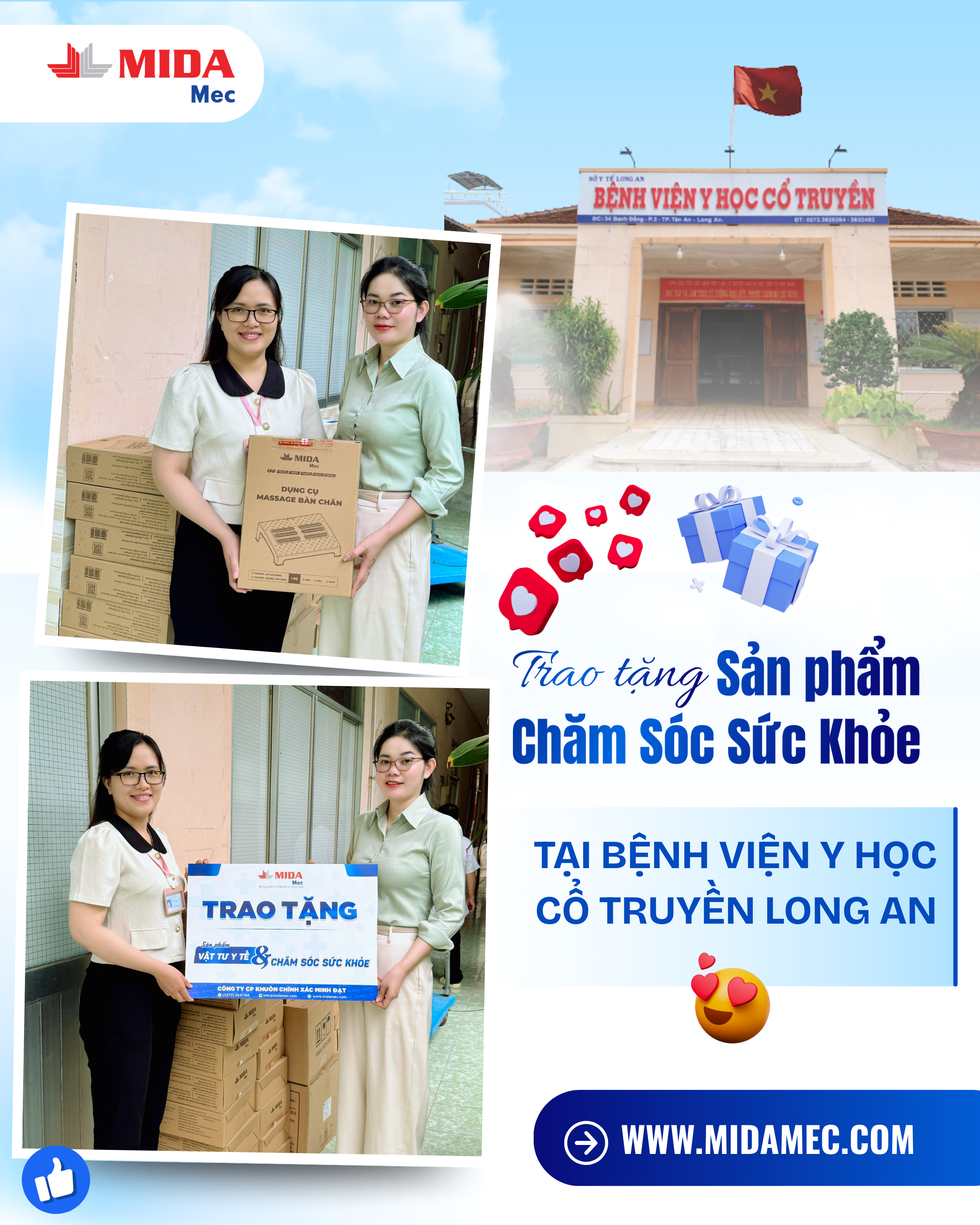 DONATION OF HEALTHCARE PRODUCTS TO LONG AN TRADITIONAL MEDICINE HOSPITAL 2